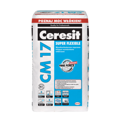 Elastyczna zaprawa klejąca CM17 Super Flexible 25 kg Ceresit