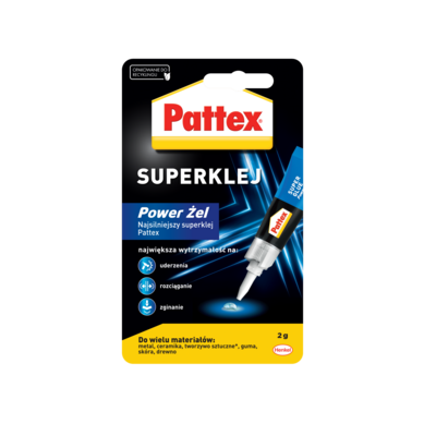 Klej błyskawiczny S.O.S. Super Klej Power Żel 2 g Pattex
