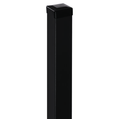 Słup przęsłowy ocynk czarny struktura 5 x 5 x 200 cm Polbram