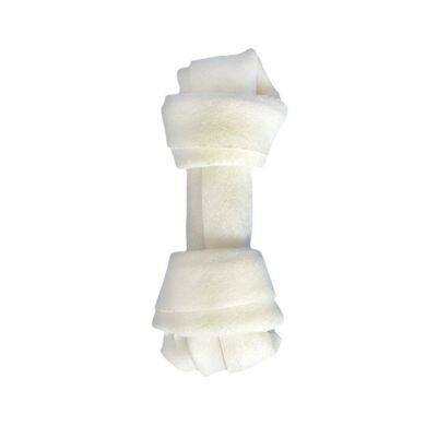Kość wiązana dla psa 10 cm biała Happet