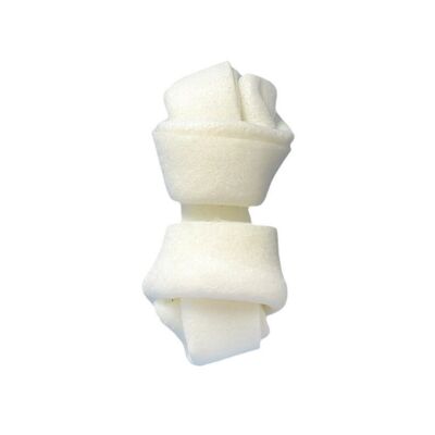 Kość wiązana dla psa 7,5 cm biała Happet
