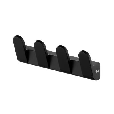 Wieszak 4-hakowy Futura Black czarny