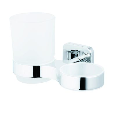 Szklanka podwójna Forte 2-Way Fix chrom