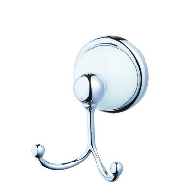 Wieszaczek podwójny Grenada Bf chrom/biały