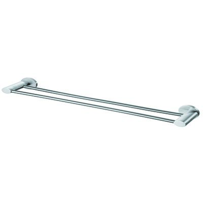 Wieszak podwójny 2x610 mm Side satyn/nikiel