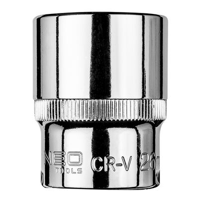 Nasadka sześciokątna 1/2", 26 mm NEO