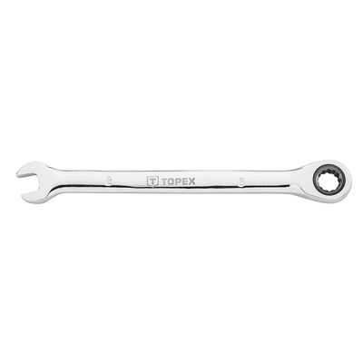 Klucz płasko - oczkowy z grzechotką, 8 mm TOPEX
