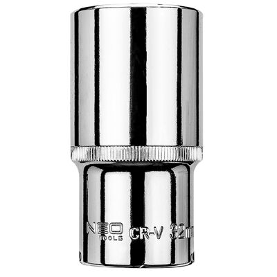 Nasadka sześciokątna długa 1/2", 32 mm NEO