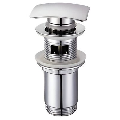 Korek klik-klak 1 1/4" mosiężny, nakładka kwadrat