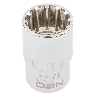 Nasadka Spline 1/2", 17 mm NEO