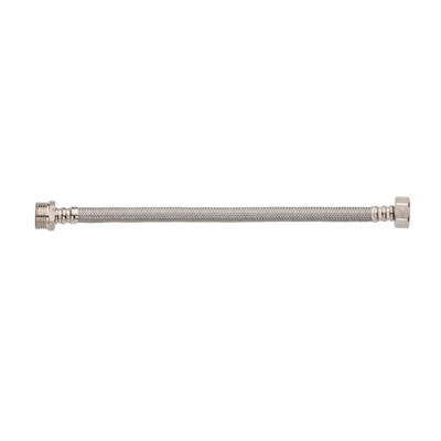 Wężyk w oplocie ze stali nierdzewnej 1/2" 30 cm GW/GZ Invena