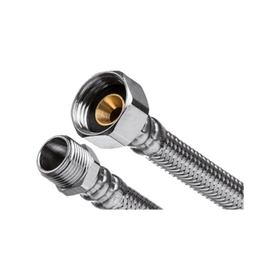Wężyk w oplocie ze stali nierdzewnej 3/8" 30 cm GW/GZ Invena