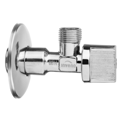 Zawór odcinający do baterii, dolnopłuka lub pralki 1/2" x 3/8" Invena