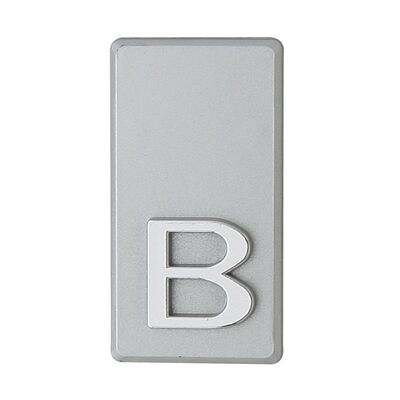 Litera "B" INV srebro