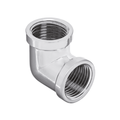Kolanko nakrętno-wkrętne chromowane 3/4" GW/GW Invena