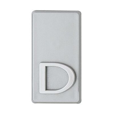 Litera "D" INV srebro