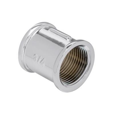 Mufa chromowana 3/4" GW Invena