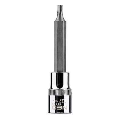 Końcówka Torx na nasadce 1/2", T27 x 100 mm NEO