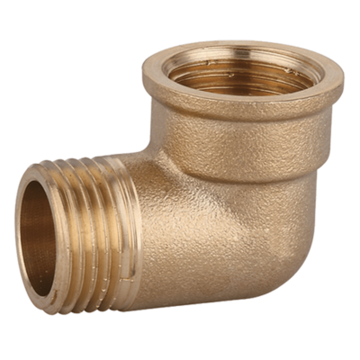 Kolanko mosiężne nakrętno-wkrętne 1/2" GW/GZ Invena