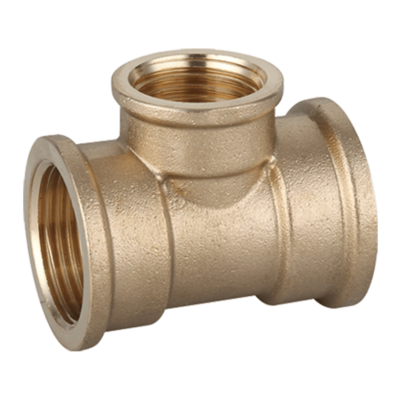 Trójnik mosiężny nakrętny-redukcyjny 1"x1/2" GW Invena