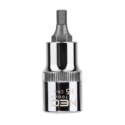 Końcówka sześciokątna na nasadce 1/2", H5 x 55 mm NEO