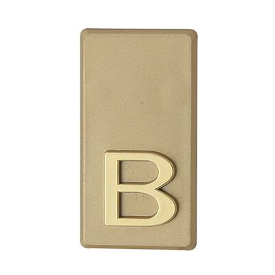 Litera "B" INV złota