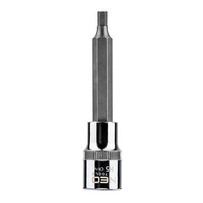 Końcówka sześciokątna na nasadce 1/2", H5 x 100 mm NEO