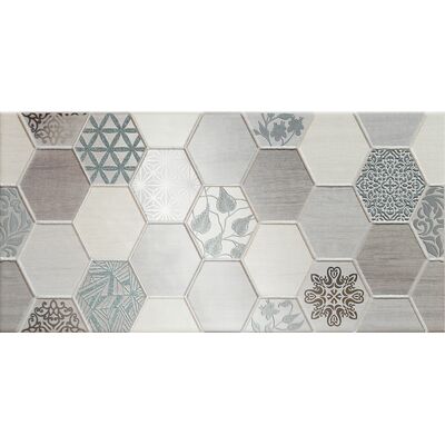 Dekor ścienny Pinia grey 22,3 x 44,8 Gat.1