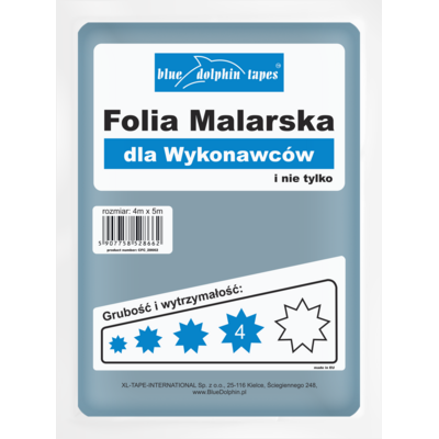 Folia malarska dla wykonawców 4* Blue Dolphin