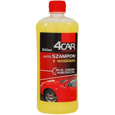Auto szampon z woskiem 500 ml 4CAR