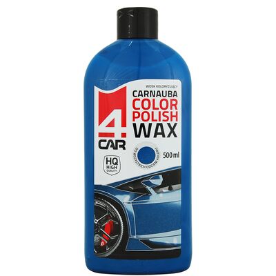 Wosk koloryzujący Carnauba do karoserii niebieski 500 ml 4CAR