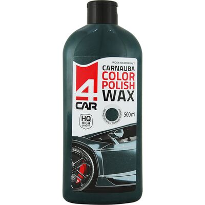 Wosk koloryzujący Carnauba do karoserii zielony 500 ml 4CAR