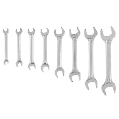 Klucz płaski dwustronny 6 - 22 mm, zestaw 8 sztuk Top Tools