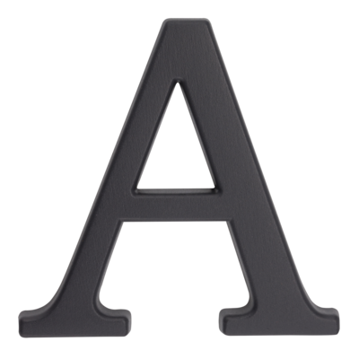 Litera aluminiowa "A" 105 mm grafit