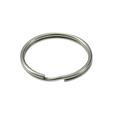 Kółko do kluczy Ø24 mm niklowane - 5 sztuk