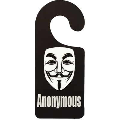 Oznaczenie "Anonymous" 8 x 19 zawieszka