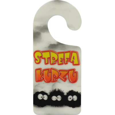 Oznaczenie "Strefa kurzu" 8 x 19 zawieszka