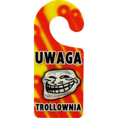 Oznaczenie "Trollownia" 8 x 19 zawieszka