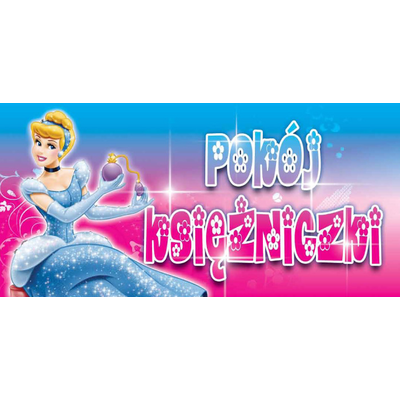 Oznaczenie "Pokój księżniczki" 9 x 20