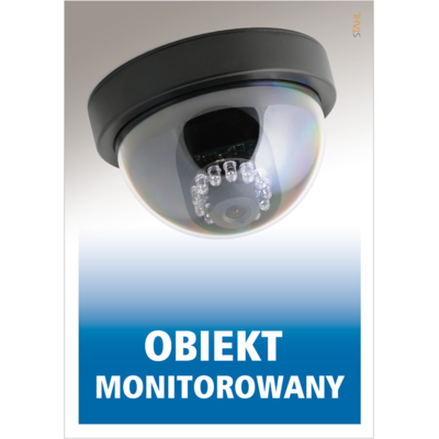 Oznaczenie "Obiekt monitorowany" 14,8 x 21R