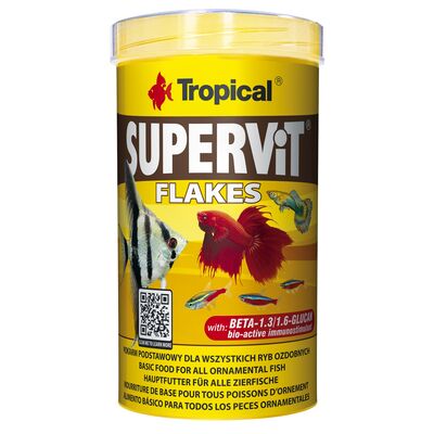 Pokarm dla ryb Supervit płatek 500 ml / 100 g Tropical
