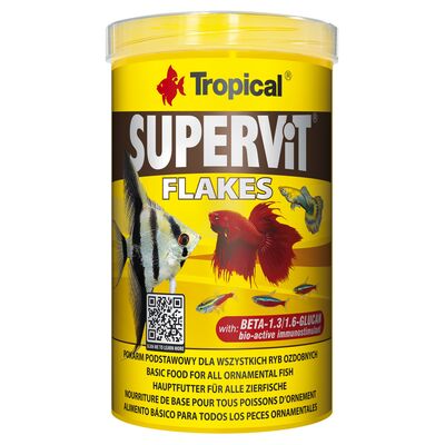 Pokarm dla ryb Supervit płatek 1000 ml / 200 g Tropical