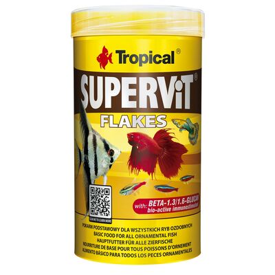 Pokarm dla ryb Supervit płatek 250 ml / 50 g Tropical