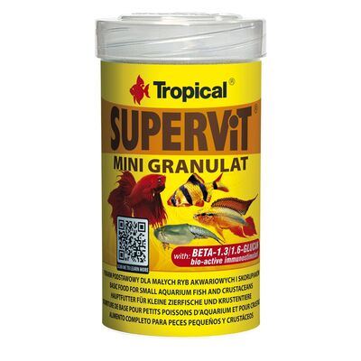 Granulat dla ryb Supervit mini 100 ml / 65 g Tropical