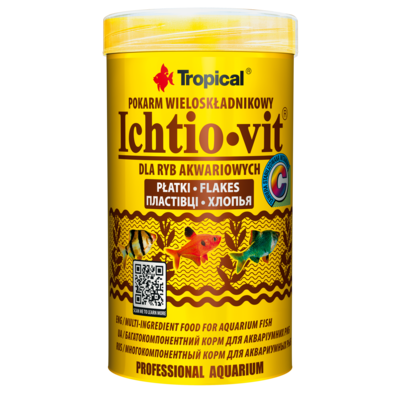 Pokarm dla ryb Ichtio-Vit płatek 250 ml / 50 g Tropical