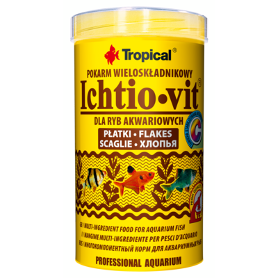 Pokarm dla ryb Ichtio-Vit płatek 500 ml / 100 g Tropical
