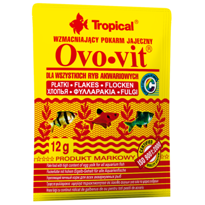Pokarm dla ryb Ovo-Vit płatek 12 g Tropical