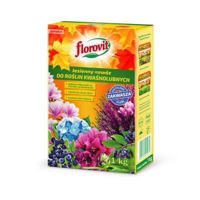 Nawóz granulowany Florovit jesienny 1 kg do roślin kwaśnolubnych