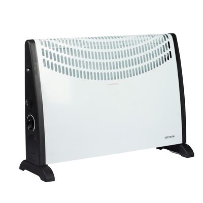 Grzejnik konwektorowy 2000 W biały z termostatem Volteno
