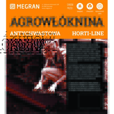 Agrowłóknina antychwastowa HORTI-LINE czarna 1,60 m x 5 mb